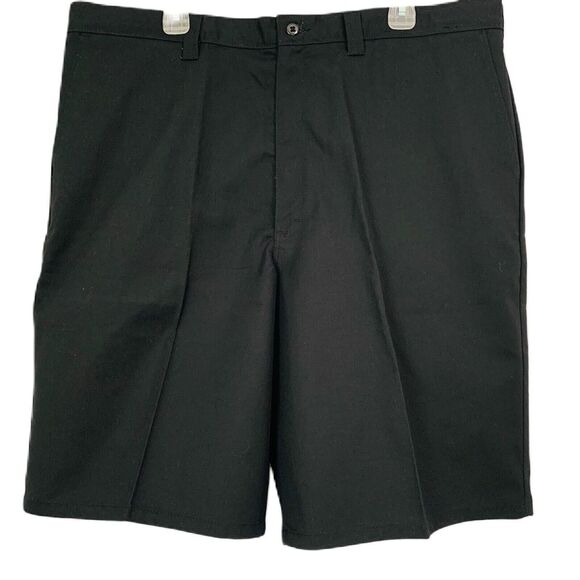 Dickies Shorts Men Size 42 X 11 Black Occupational Workwear LR303BK Flat Front - Picture 1 of 10